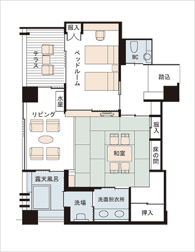 お部屋の見取り図