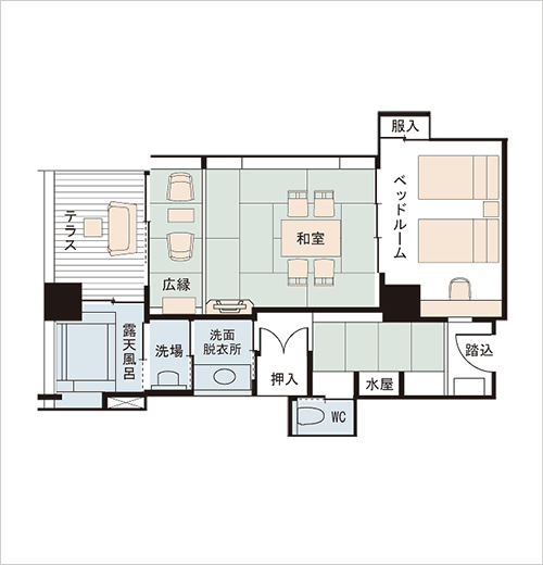 お部屋の見取り図